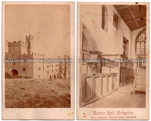 Vintage cdv haddon hall - vintage,