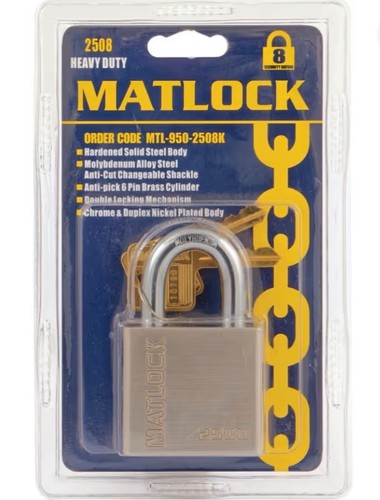 Matlock heavy duty 2508 - matlock,