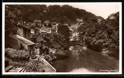 Matlock bath panorama - bath,,